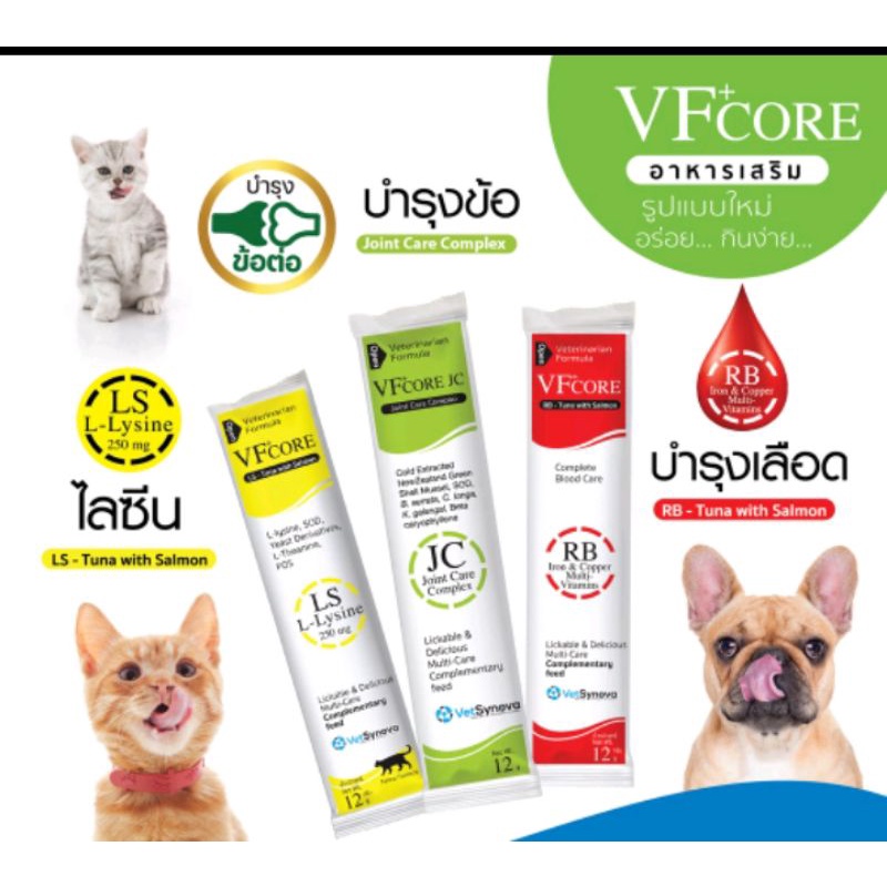vfcore-อาหารเสริมแมว-สูตร-l-lysine-ไลซีน-เสริมภูมิคุ้มกั