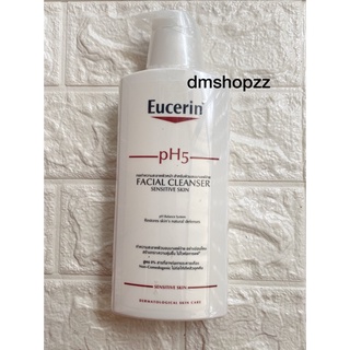 คลีนซิ่ง eucerin คลีนซิ่ง ทําความสะอาดผิวหน้า Eucerin pH5 Sensitive Skin Facial Cleanser 400 ml Exp.2023