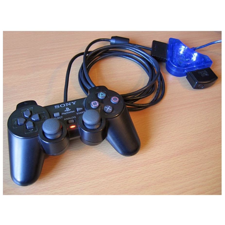 ภาพสินค้าส่งเร็ว ตัวแปลงจอยเพลย์ Joy Play2 To USB (Converter Adapter Playstation Joystick to USB Interface) Adapter Joy PS2 DM จากร้าน dm_deemark_so_good บน Shopee ภาพที่ 3