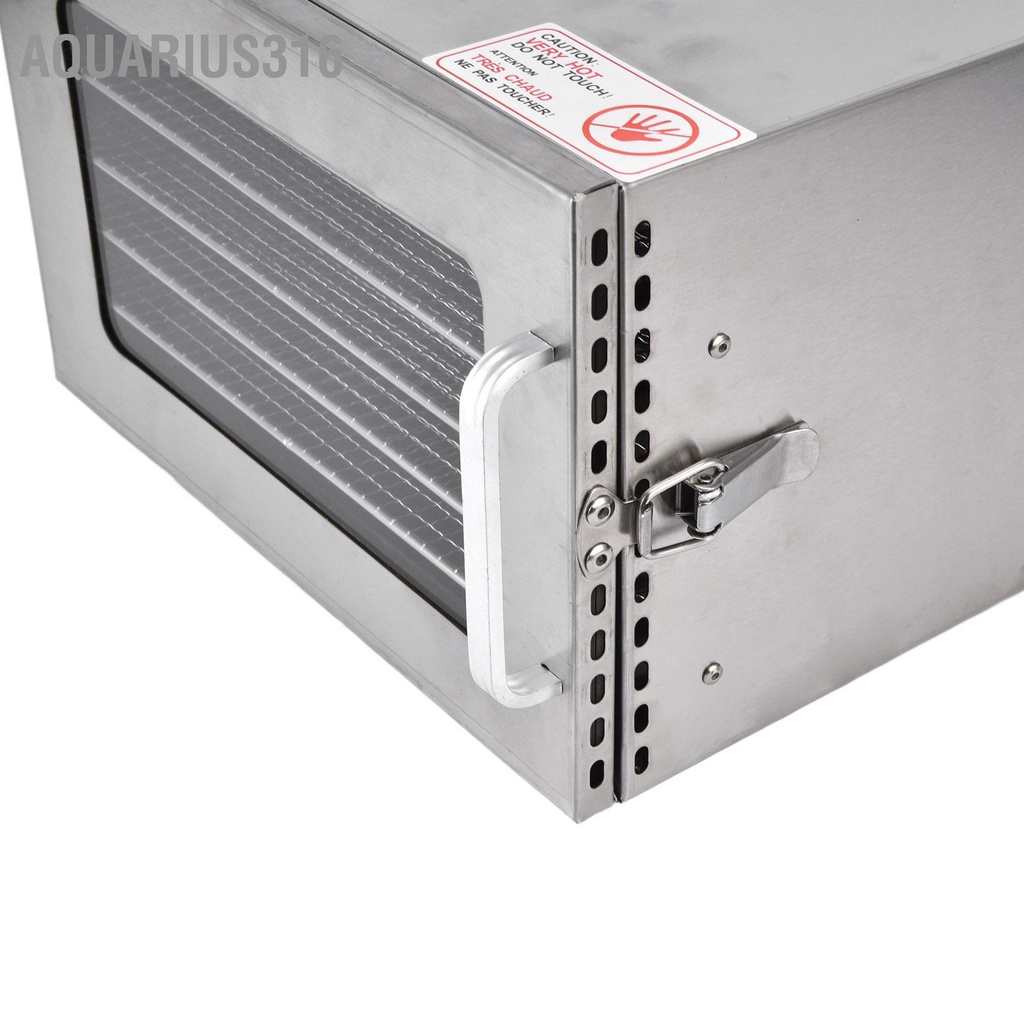 aquarius316-เครื่องอบแห้งไฟฟ้า-สเตนเลส-400w-6-ถาด-สําหรับผัก-ผลไม้