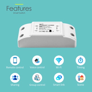 สินค้า Smart Switch R2 สมาร์ทสวิทช์ไร้สาย สั่งผ่านมือถือ WiFi Smart Switch for Smart Home