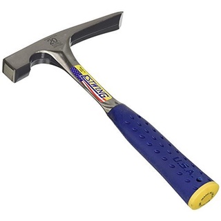 ค้อนผลิตในอเมริกา Estwing Bricklayers/Masons Hammer - MADE IN USA - Authentic 20 oz Forged Steel, Shock Reduction Grip