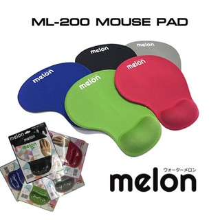 Melon แผ่นรองเม้าส์ พร้อมเจลรองข้อมือ รุ่น ML-200 / ML-322 Mouse Pad with Gel Wrist ML322