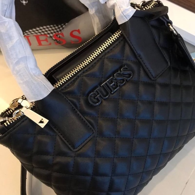 guess-elliana-quilted-look-handbag-แท้-outlet