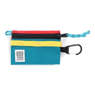 Topo Designs กระเป๋า รุ่น ACCESSORY BAG MICRO MOUNTAIN RED/TURQUOISE