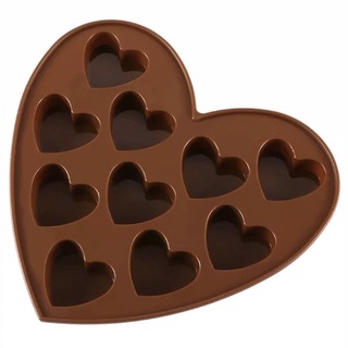 พิมพ์ช็อคโกแลตซิลิโคนรูปหัวใจ  แม่พิมพ์หัวใจ พิมพ์ซิลิโคนหัวใจ