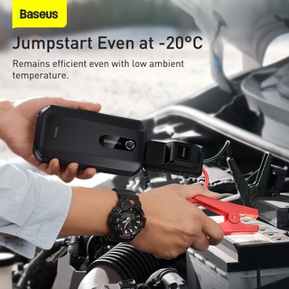 Baseus 8000mAh Car Jump Starter Power Bank 1000A 12V Portable Battery Charger Auto Emergency Booster Starting Device Jump Start