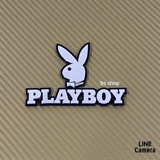 ภาพขนาดย่อของสินค้าโลโก้* PLAYBOY ติดรถทั่วไป ขนาด* 6.5 x 9.5 cm ราคาต่อชิ้น