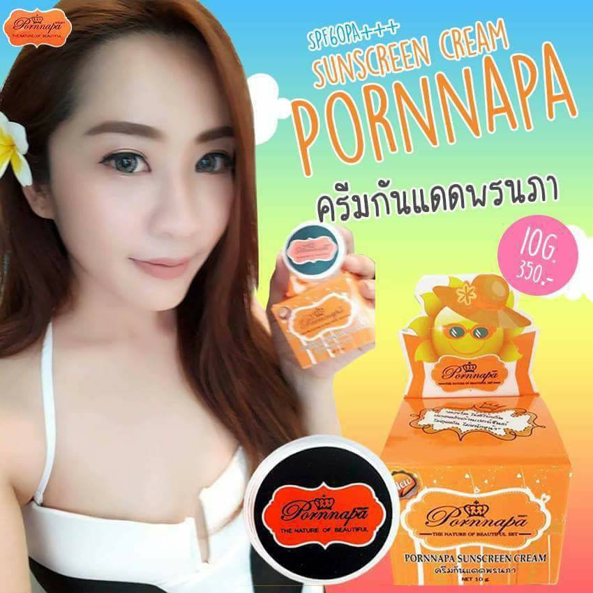 กันแดด-พรนภา-ตัวใหม่-10-กรัม-pornnapa-sunscreen-cream-ครีมกันแดด-พรนภา-spf60-10g