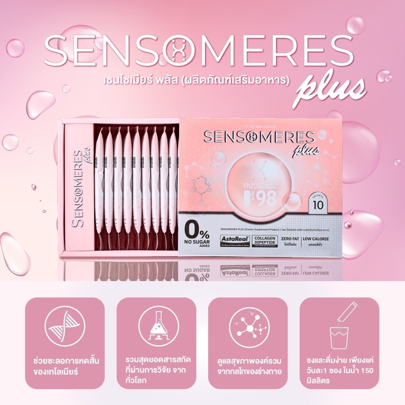 sensomeres-plus-เครื่องดื่มต้านแก่-antiaging-ชะลอแก่