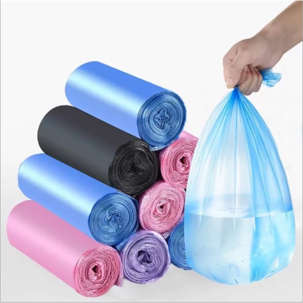 ภาพหน้าปกสินค้าถุงขยะ แบบใช้แล้วทิ้ง สีพื้น สำหรับใช้ในห้องครัว