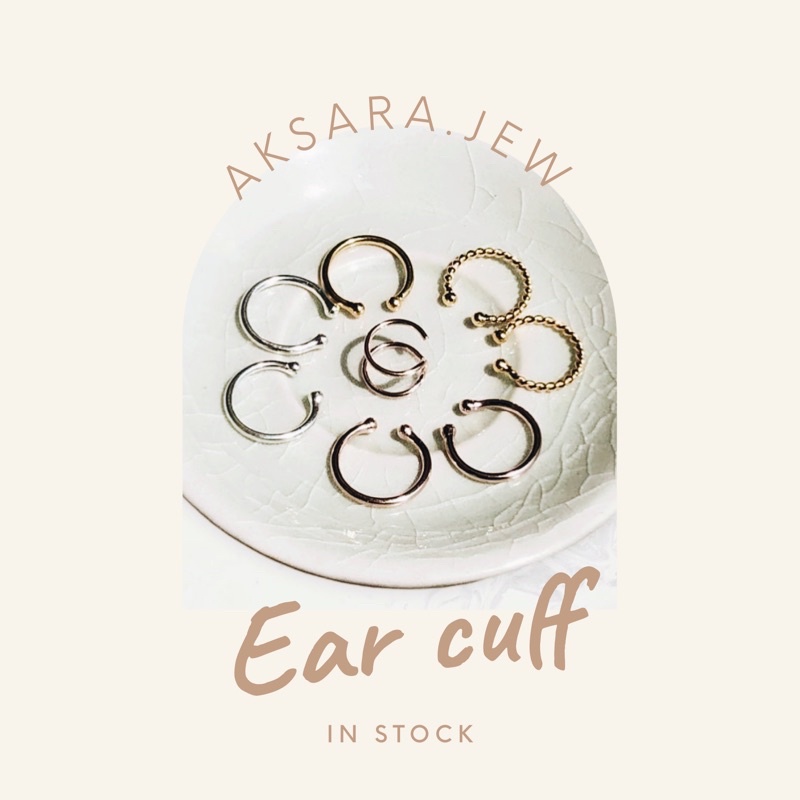 ear-cuff-เงินแท้-หนีบไม่ต้องเจาะ