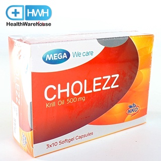 ภาพขนาดย่อของภาพหน้าปกสินค้าMega We Care Cholezz 30แคปซูล จากร้าน healthwarehouse บน Shopee