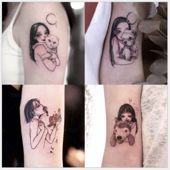 sticker-tattoo-แทททูรูปผู้หญิง-ชุดที่-1