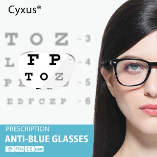 Cyxus Prescription แว่นตา Rx - เลนส์ออปติคอลที่กําหนดเอง -DD