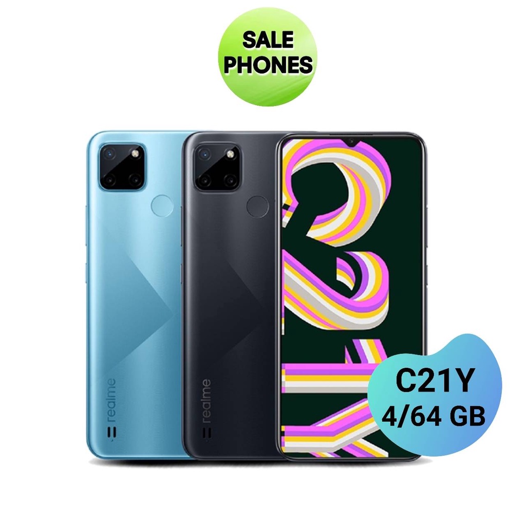 Realme C21Y (RAM 4+64GB)สินค้าแท้ประกันศูนย์ 1ปี | Shopee Thailand