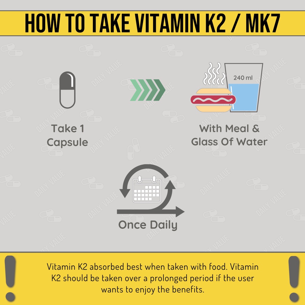 ภาพสินค้าวิตามินเค2 / Vitamin K2 /MK7 100 mcg /300 mcg by NOW FOODS จากร้าน dailyvalue บน Shopee ภาพที่ 4