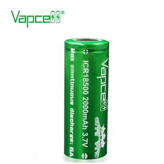 Vapcell ICR18500 2000mAh 5A ของแท้(1ก้อน)