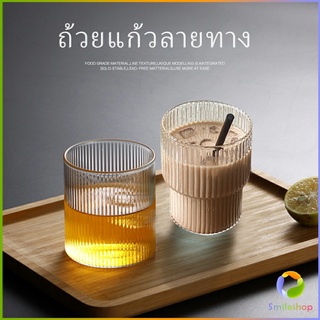 Smileshop แก้วไวน์สร้างสรรค์ ถ้วยกาแฟ ถ้วยใสในครัวเรือน สปอตสินค้า glass cup