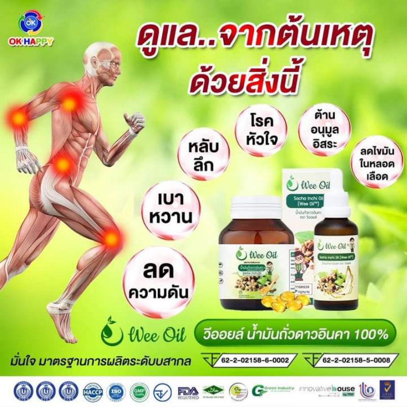 ภาพหน้าปกสินค้าWe oil วีออยล์ โอเมก้า 3 6 9 น้ำมันถั่วดาวอินคาสกัดเย็น ความดันเบาหวาน ลูกค้าเก่าทักแชท เพื่อรับส่วนลด จากร้าน powerhappy294 บน Shopee