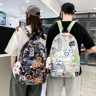 【พร้อมส่ง】กระเป๋าเป้สะพายหลัง กระเป๋านักเรียน ความจุสูง สไตล์เกาหลี สําหรับผู้หญิง 40