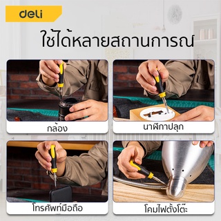 ภาพขนาดย่อของภาพหน้าปกสินค้าDeli ชุดไขควง ชุดไขควงเล็ก 21/33 pcs ชุดไขควงแม่เหล็ก ไขควงมัลติฟังก์ชั่น อเนกประสงค์ ไขควง Screwdriver Set จากร้าน delitool บน Shopee ภาพที่ 1