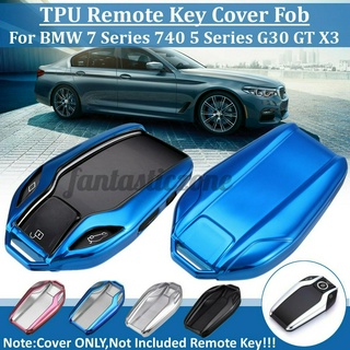 TPU Car Fully Key Case Cover Fully Key Shell Remote Key Protector for BMW 7 Series 740 6 Series GT 5 Series 530i X3 Display Key