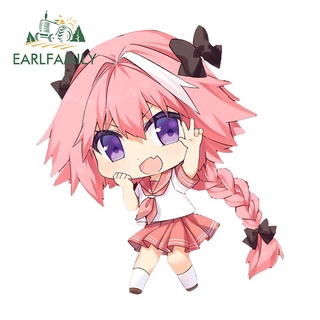 Earlfamily สติกเกอร์ไวนิล ลายการ์ตูน Fate Apocrypha Astolfo ขนาด 13 ซม. x 11.9 ซม. สําหรับตกแต่งเครื่องปรับอากาศรถยนต์