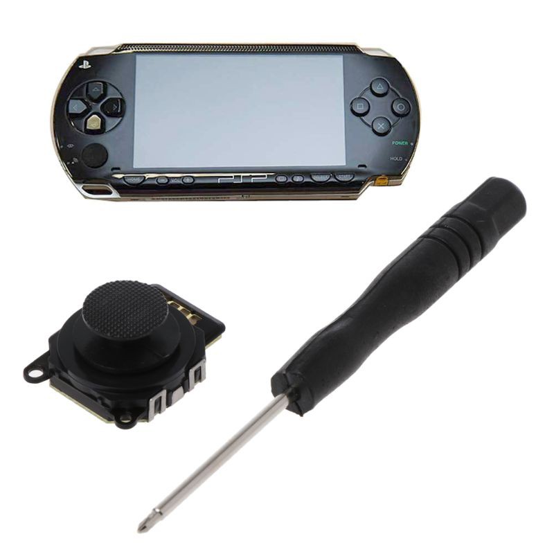 replace-3d-analog-joystick-stick-button-with-screwdriver-for-psp-2000-2001