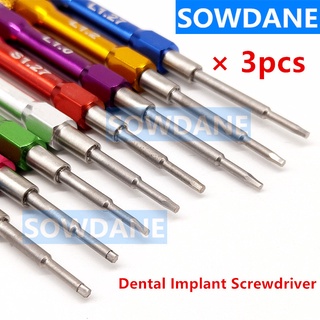 3pcs Dental Implant Screw Driver for Implants System Micro Screwdriver Tools Dentist Dentistry Lab Laboratory Instrument