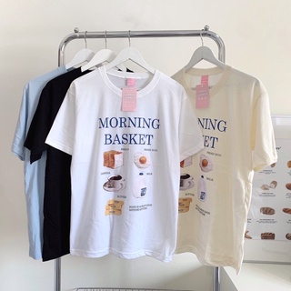 ภาพหน้าปกสินค้าSugarbeetshop | S115 Morning Basket 🤍 เสื้อโอเวอร์ไซต์ oversize เสื้อยืดผ้า cotton ซึ่งคุณอาจชอบสินค้านี้