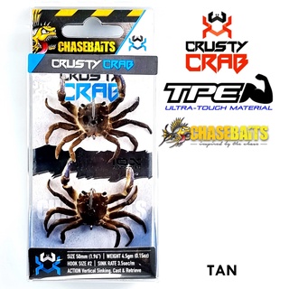 CHASEBAITS CRUSTY CRAB 50mm ปูยาง TPE ของแทร่ 100%