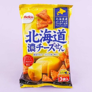 Befco Hokkaido Cheese Rice Crackers  เบฟโก้ ฮอกไกโด ชีสไรซ์ แครกเกอร์ข้าวอบชีส ฮอกไกโด