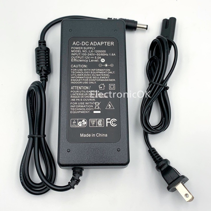 adapter-อะแด็ปเตอร์-หม้อแปลง-12v-5a-พร้อมสายปลั๊ก