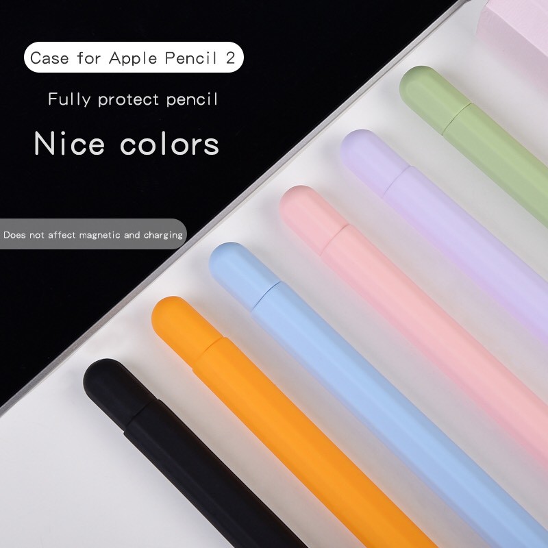 ภาพหน้าปกสินค้า(แถมฝาซิลิโคนหัวให้1ชิ้น )Upinz ️เคสซิลิโคน ️ เคส สำหรับ Apple Pencil 2  ปลอกปากกาซิลิโคน ป้องกันการกระแทกหรือตกหล่น . จากร้าน b2cgadget บน Shopee