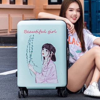 กระเป๋าเดินทาง ขนาดเล็ก พิมพ์ลายการ์ตูนน่ารัก สไตล์เกาหลี สําหรับนักเรียนหญิง 20 ชิ้น