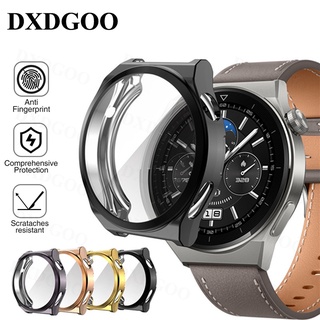 Dxgdoo เคสสําหรับ Huawei Watch GT 3 Pro GT3 46 มม. GT2 ครอบคลุมเต็มรูปแบบ กันชน นิ่ม TPU เคสป้องกัน