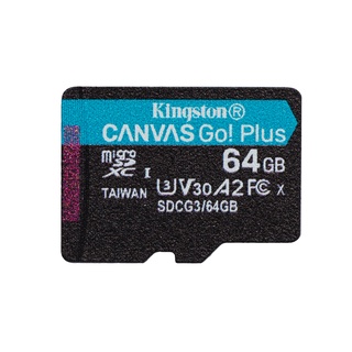 สินค้า KINGSTON MicroSD Canvas GO Plus 64GB 170/70MB/s ME6-000916 การ์ดความจำ