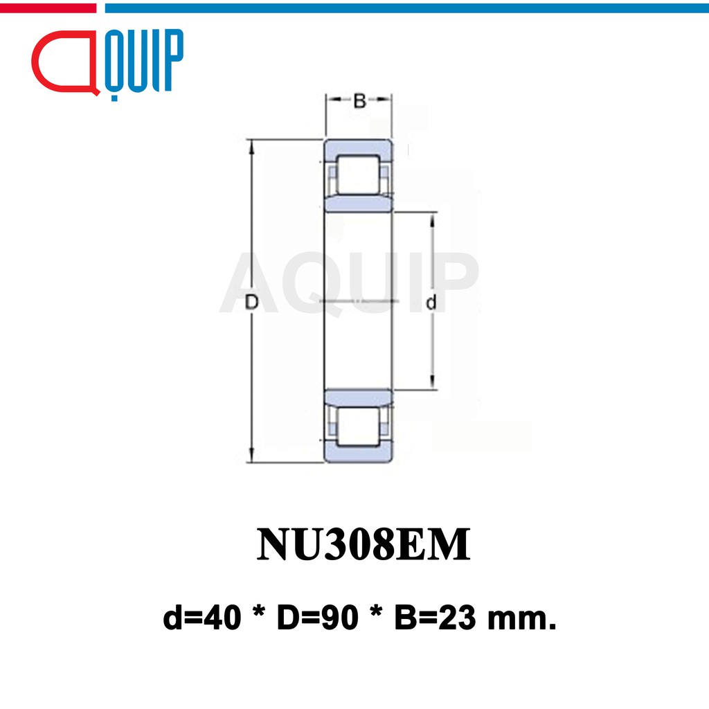 nu308em-ubc-ตลับลูกปืนเม็ดทรงกระบอก-cylindrical-roller-bearings-nu-308-em