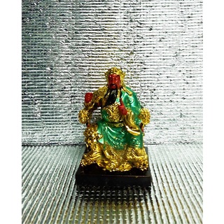 รูปปั้นสามก๊ก Three Kingdom Guan Yu (กวนอู) Sit on Chair Statue
