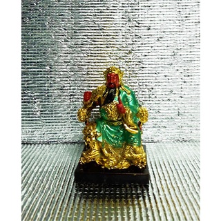 รูปปั้นสามก๊ก Three Kingdom Guan Yu (กวนอู) Sit on Chair Statue