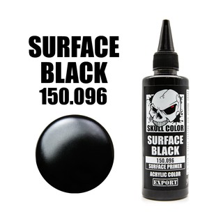 Skull Color 096 Surface Black สีรองพื้น Surface Primerc ผสมสำเร็จสำหรับแอร์บรัช ขนาด 120ml.