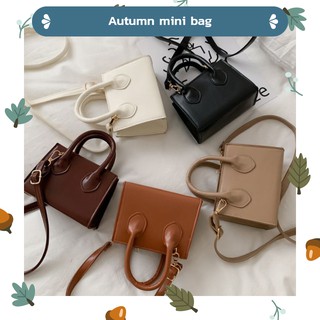 baglover🌻[พร้อมส่ง] กระเป๋าสะพาย Autumn mini bag มี5สี