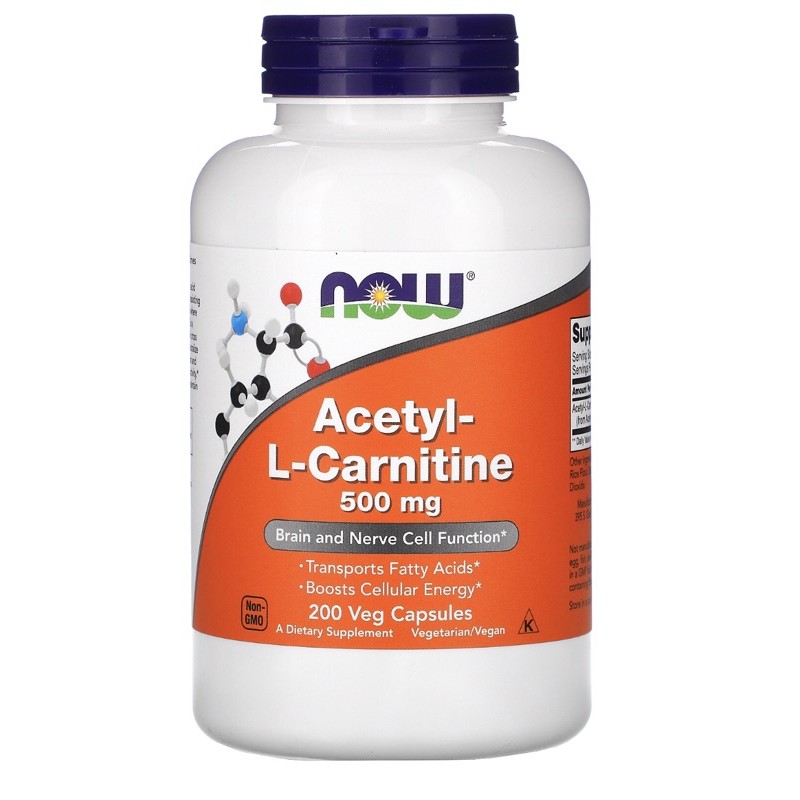 อะเซทิล-แอล-คาร์นิทีน-acetyl-l-carnitine-500mg-100-200-capsule