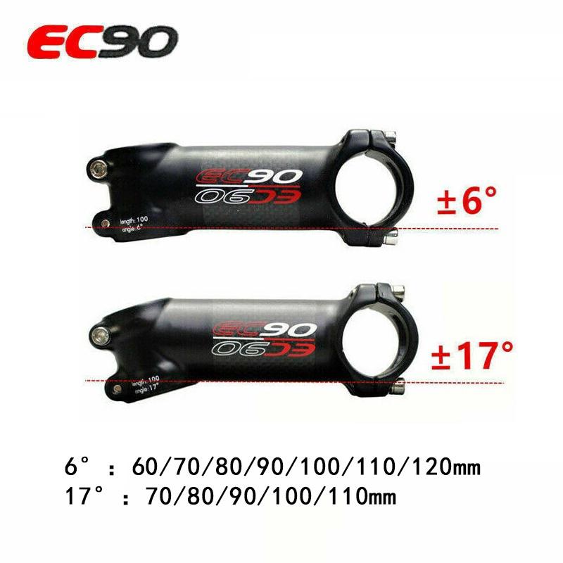 บาร์จับจักรยานอลูมิเนียม ec 90 mtb 31 . 8x60-120 มม. 6/17° stem 1-1/8