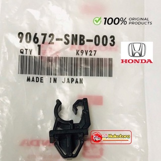 แท้ศูนย์ กิ๊บล็อคเหล็กค้ำฝากระโปรง HONDA CIVIC FD FB CRV เจน4 ACCORD CITY จำนวน 1 อัน รหัส.90672-SNB-003