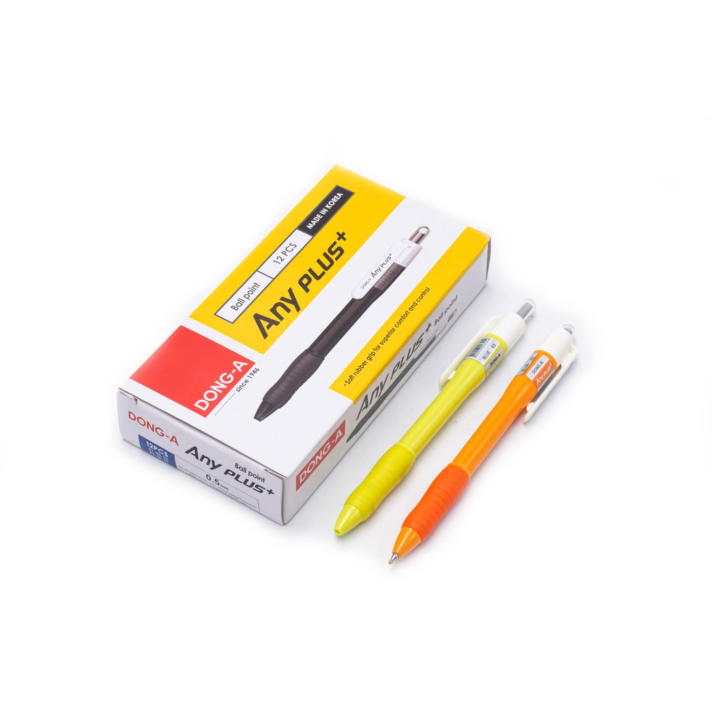 กล่อง12ด้าม-ปากกาเจล-dong-a-pen-รุ่น-q-knock-anyplus-made-in-korea-ปากกาแพ็ค-ปากกาแดง-ปากกาเจล-ปากกา-ปากา-ปากกาเคมี