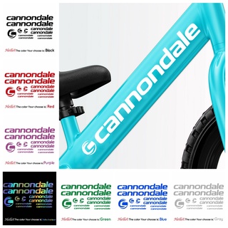 CANNONDALE จักรยานกรอบชุดลายฉลุสติ๊กเกอร์ไวนิลสีมากขึ้น