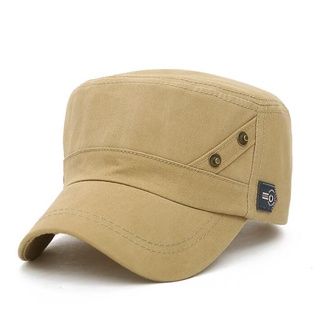 Brand Newest Vintage Men Flat Top Mlilitary Army Baseball Cap Casual Hat For Outdoor Sports