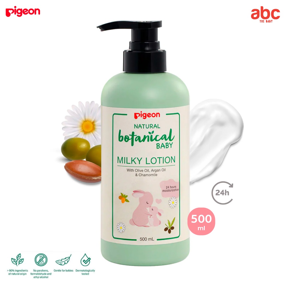 pigeon-โลชั่นเด็ก-botanical-milky-lotion-500-ml-ของใช้เด็กอ่อน